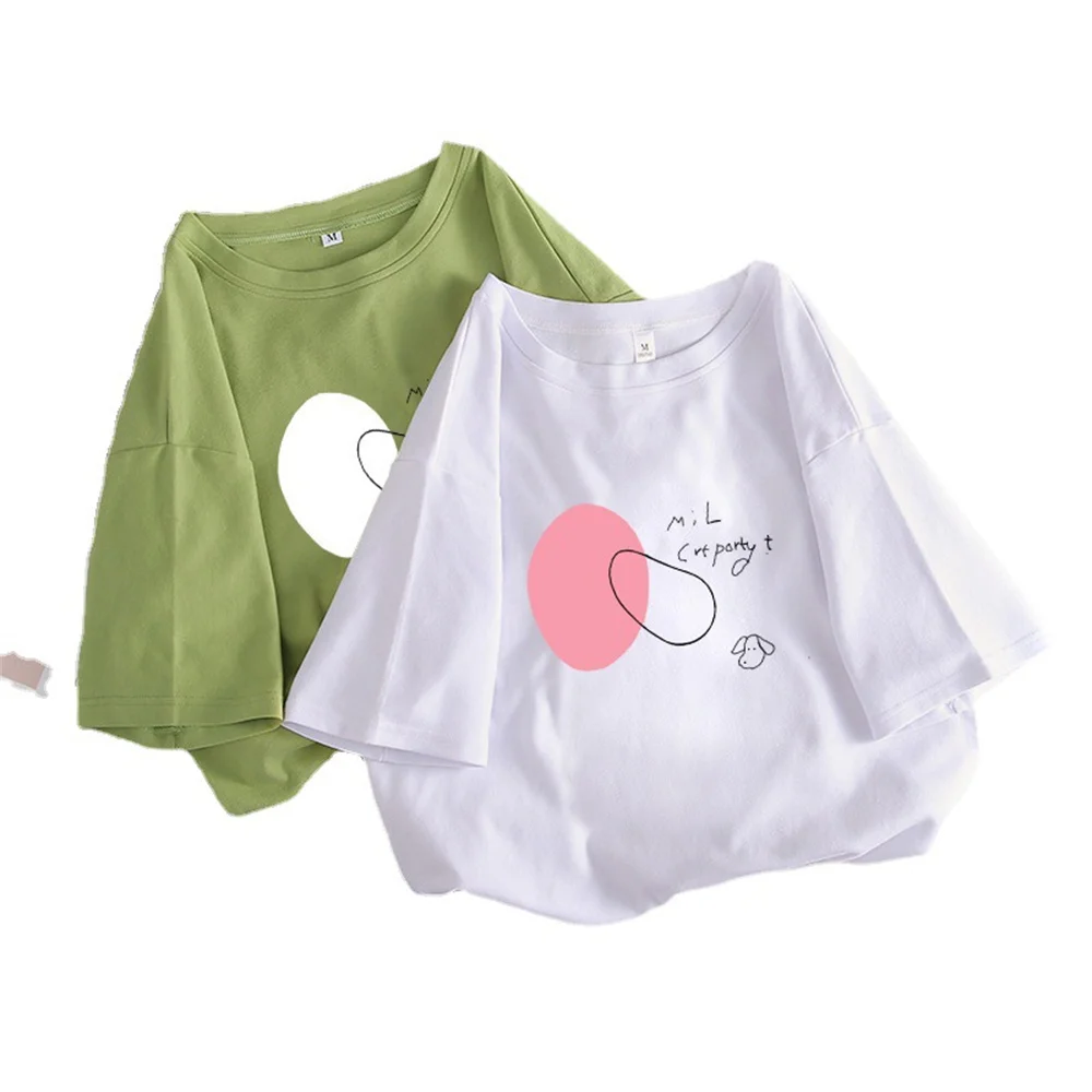 

2021 Summer New Women's T-shirt Casual Short-Sleeved Top