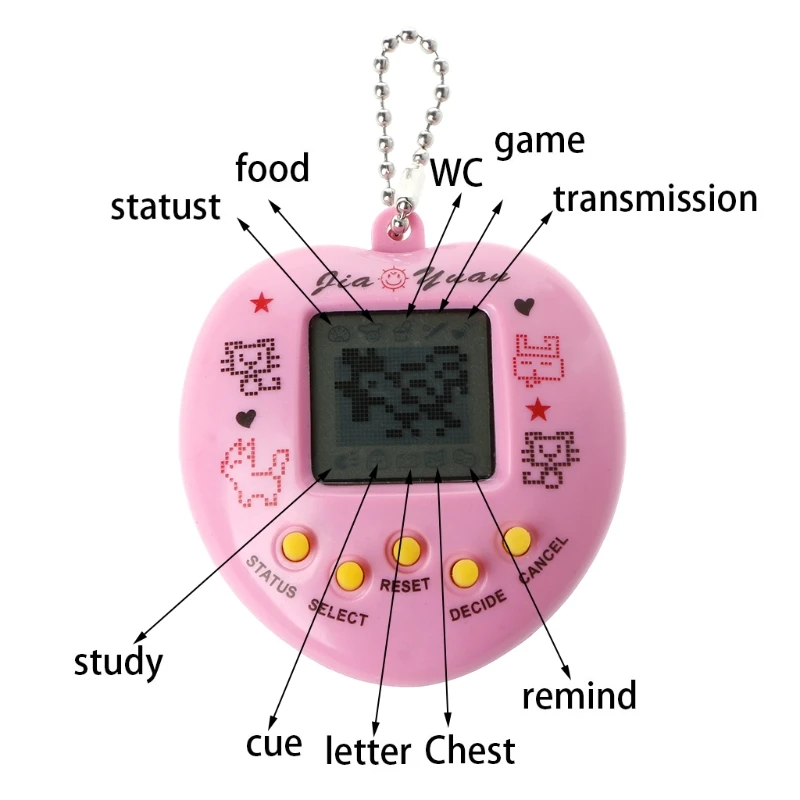 ЖК виртуальный цифровой домашний питомец портативный электронный игровой