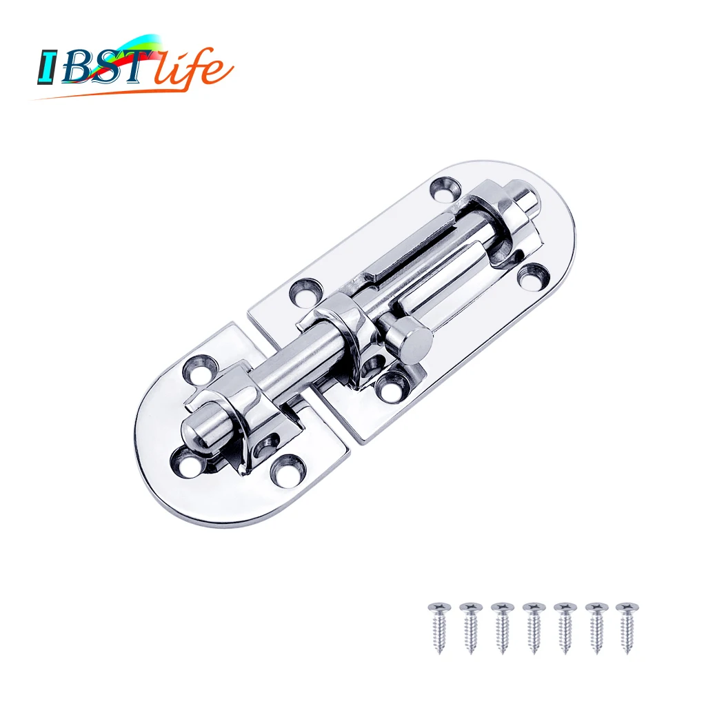 

Marine Grade Stainless Steel 316 Boat Barrel Bolt Cabinet Door Latch Lock For Boat Yacht RV Door Window Hardware Accessories