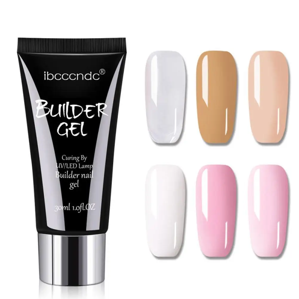 Блестящие алмазные наборы полигелей для наращивания ногтей удаляемое