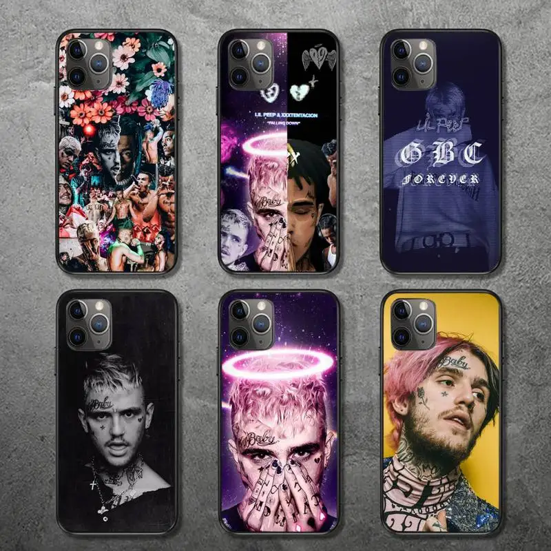 

Lil Peep Phone Case for iPhone 13 12 11 mini pro XS MAX 8 7 6 6S Plus X 5S SE 2020 XR