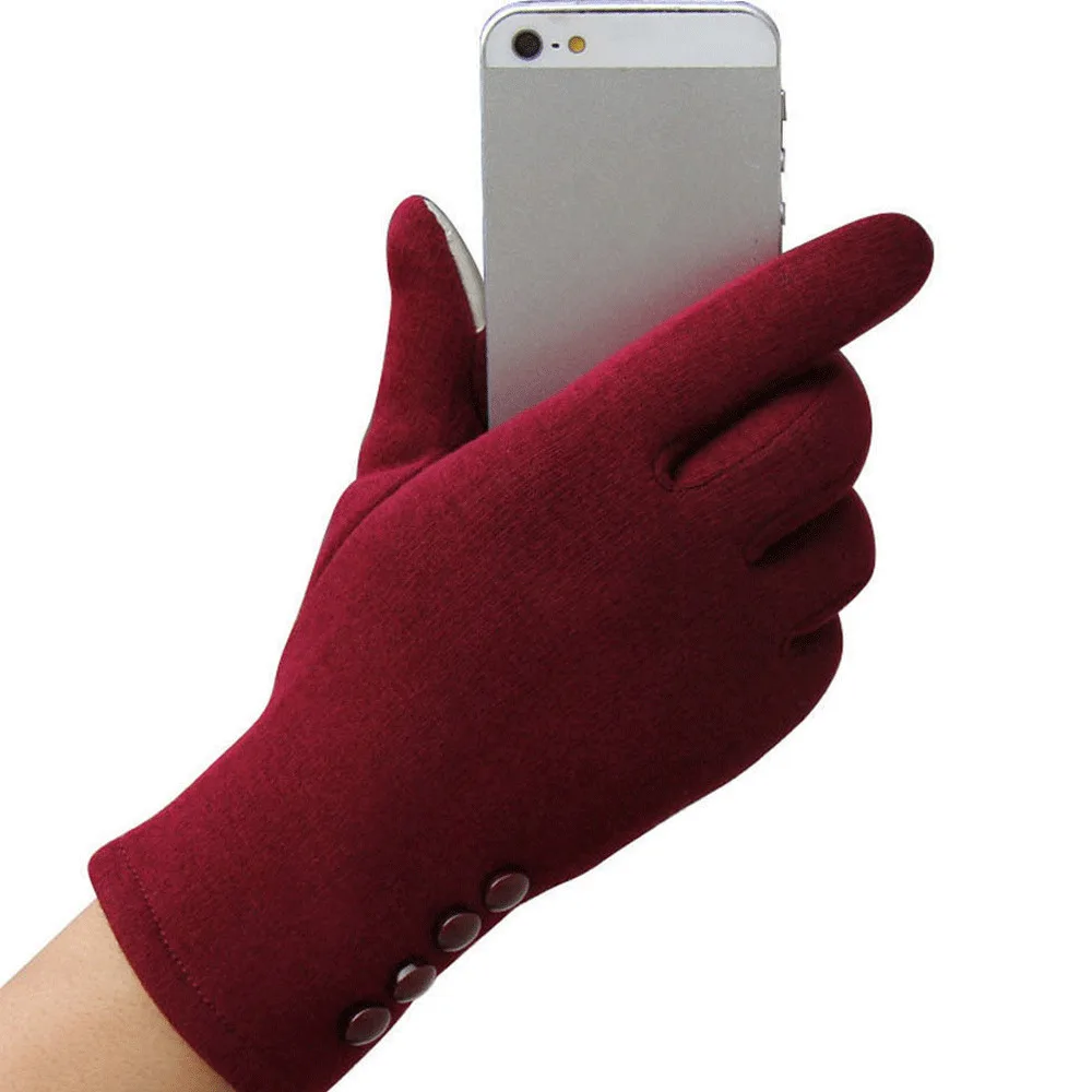 

Fashion Mens Women Warm Unisex Gloves Thermal Insulation Touch Screen Winter Gloves For Smartphone