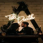 Неоновая светодиодная вывеска OHANEONK на заказ, гибкая неоновая вывеска для свадьбы, вечеринки, свадьбы, украшение для спальни, Настенный декор