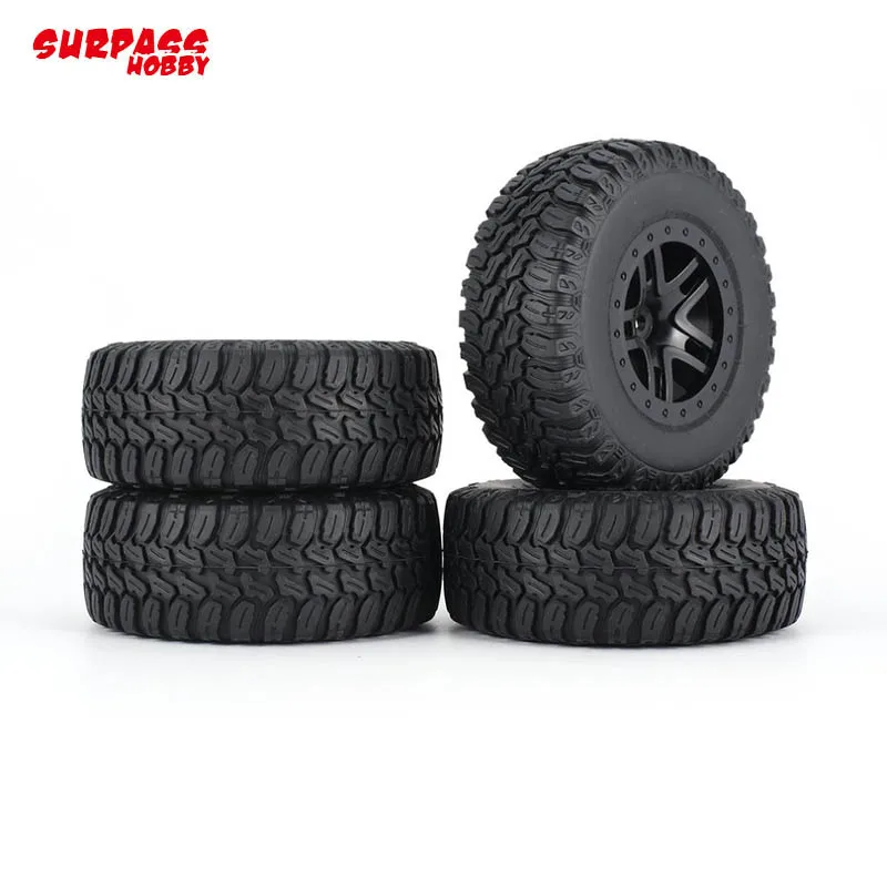 4 шт. 110 мм комплект резиновых колес для обода запасные части аксессуары Traxxas Slash 4X4