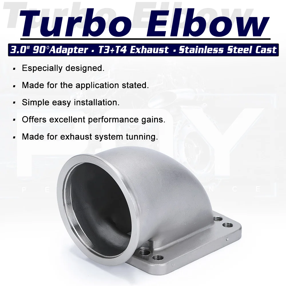 WLR 3 0 &quotVband 90 градусов для модели&quot cast turbo &quotлокоть адаптер фланец 304 нержавеющая