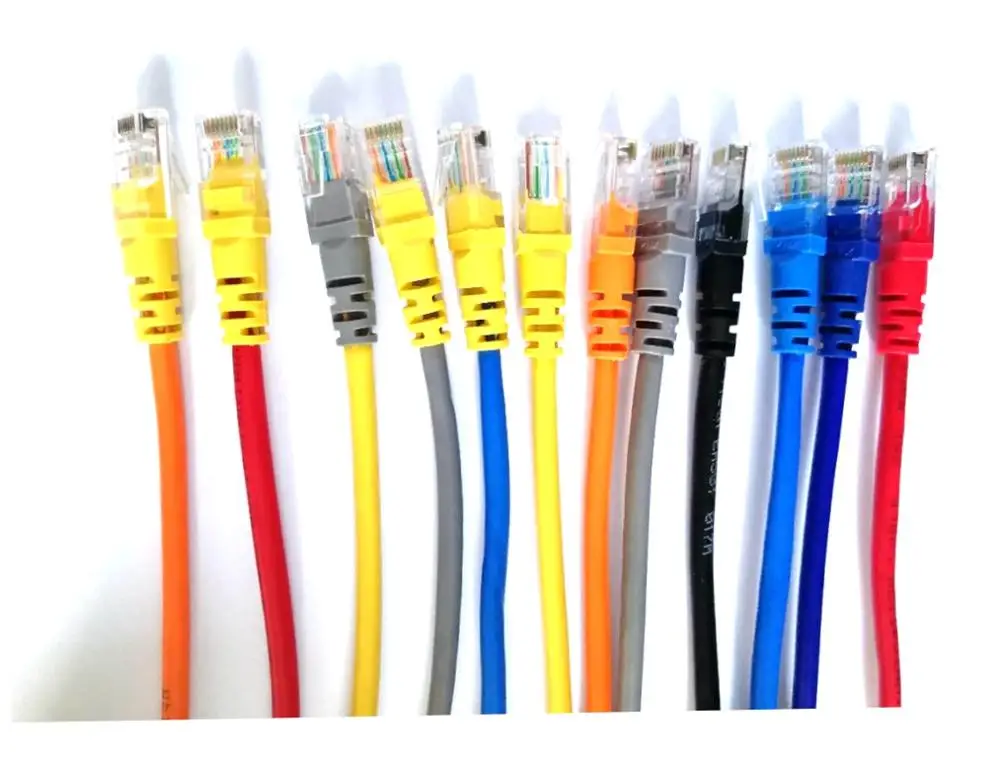 Сетевой кабель CAT5 CAT5e CAT6e UTP сетевой типа штырь-штырь RJ45 короткий LAN 10 см 20 30 50 100 2 м 3