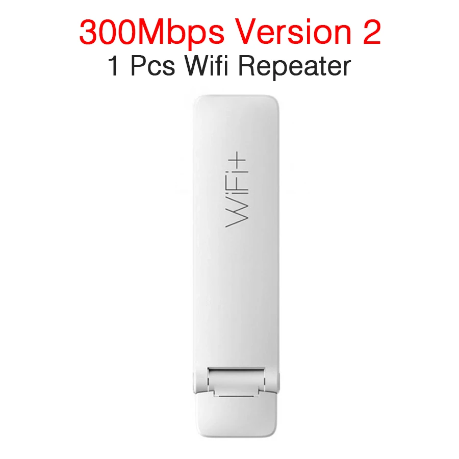 1 PCS WIFI Repeater Xiaomi wifi повторитель 2 усилитель расширитель 2 Универсальный Repitidor Wi-Fi удлинитель 300 Мбит/с 802.11n Беспроводной - Цвет: 1 PCS WIFI Repeater
