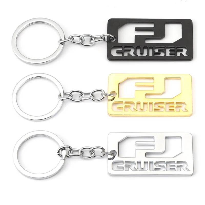 Брелок для автомобиля FJ Cruiser металлический брелок ключей кольцо-держатель значок