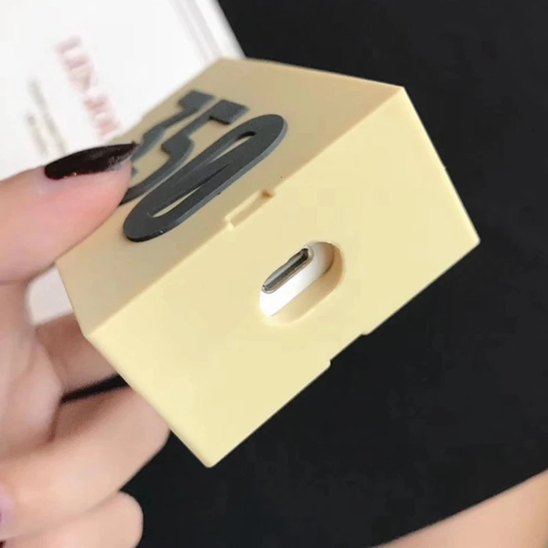 1 шт. 3D силиконовый чехол коробка для обуви форма Airpods Защитная крышка толстый 350 коробка для обуви+ крючок набор Airpods аксессуары
