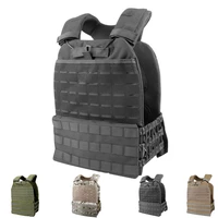 outdoor training tactical vest body armor adjustable combat molle paintball plate carrierr cs protective gear chest rig chaleco