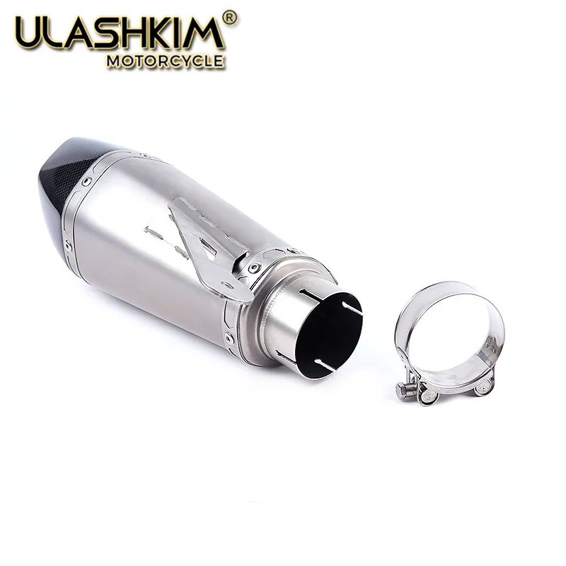 

Motorcycle Carbon Fiber Exhaust Muffler Escape Middle Link Pipe Full System Slip On For BMW S1000RR S1000 RR 2010-2017