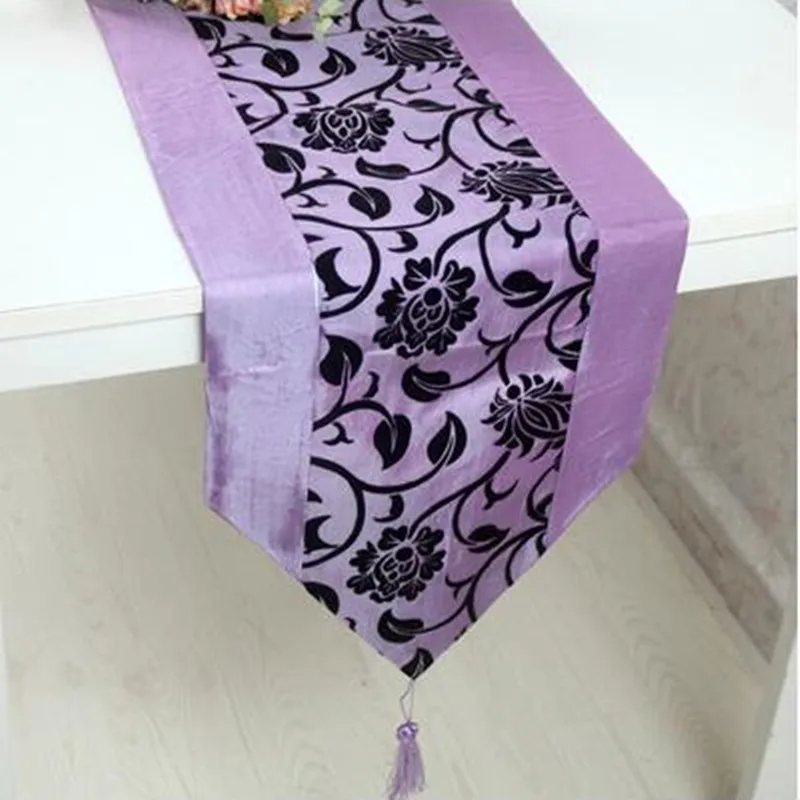 Синяя Свадебная скатерть для вилок и клубных домиков шелковая фиолетовая чайная