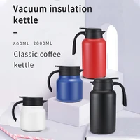 hasacasa thermal insulation kettle stainless steel large capacity vacuum flasks tea coffee pot thermos travel vaccum waterbottle