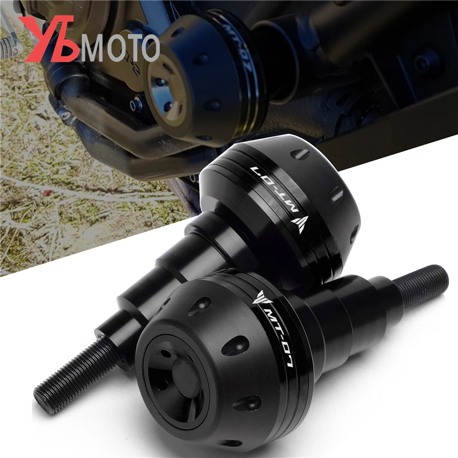 Слайдеры рамы для Yamaha MT 07 2021 2022 фотосессия 09 2014-2020 с логотипом MT07/MT09 мотоциклетная
