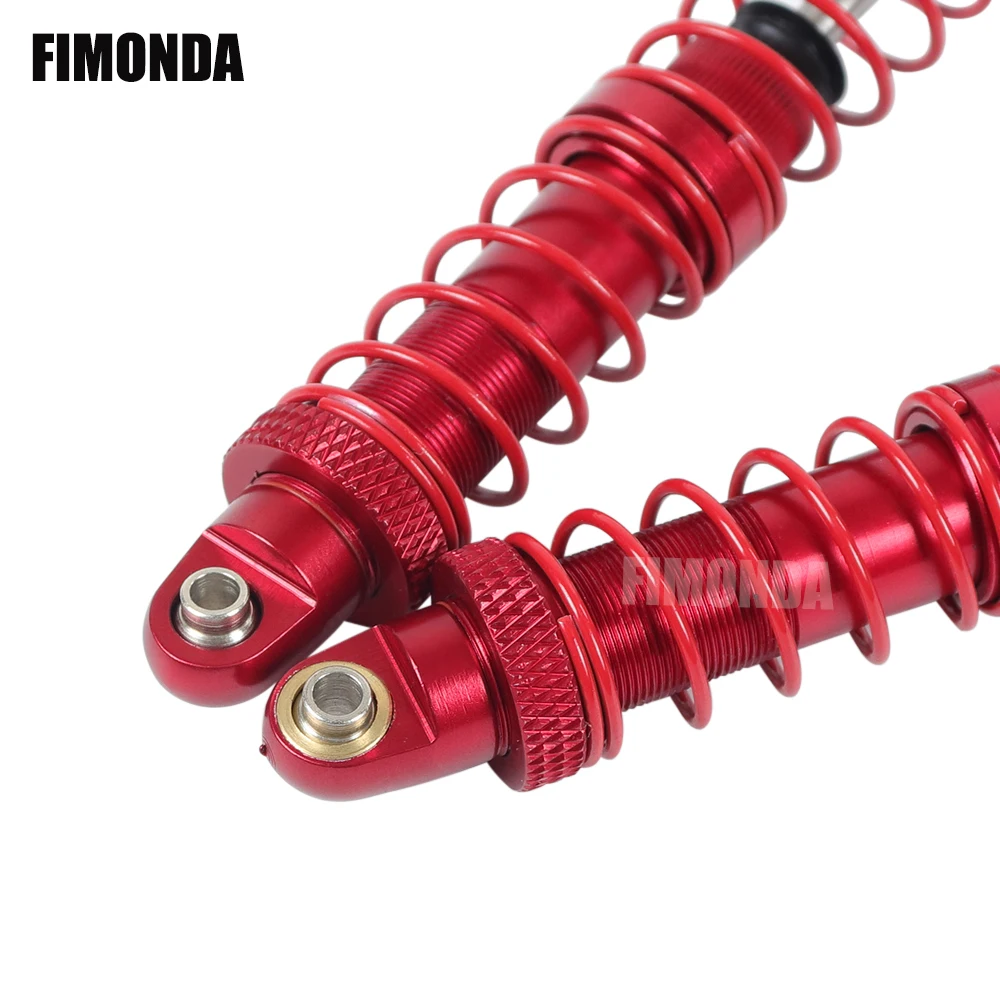 FIMONDA 4 шт. двойные Пружинные металлические удары красный 70 мм 80 90 100 110 120 для 1/10 RC