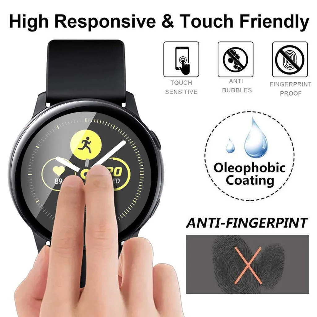 Закалка verre для samsung Galaxy montre Active2 44mm40mm/46mm/42mm двигатель S3 передний/s2 спортивные часы 3D HD пленка защитная пленка
