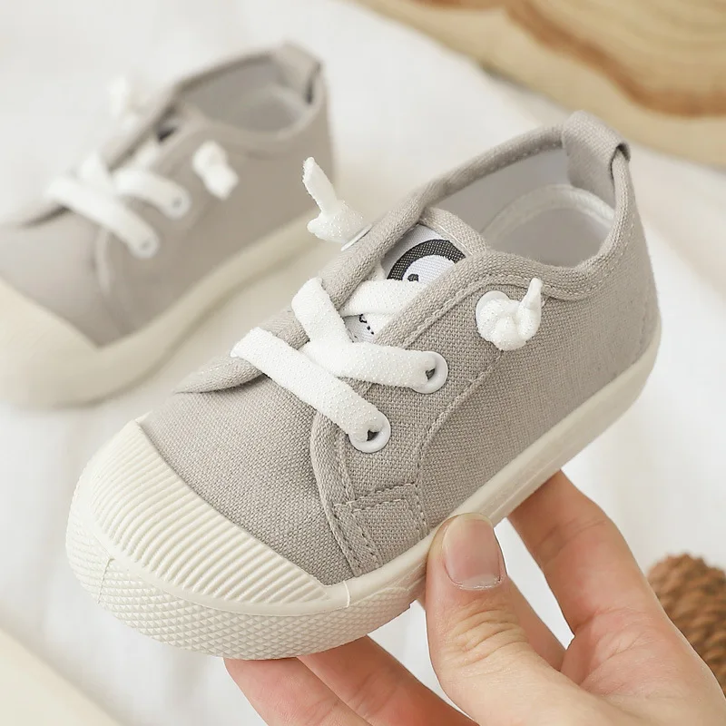 Кроссовки детские хлопковые с нескользящей подошвой для мальчиков и девочек |