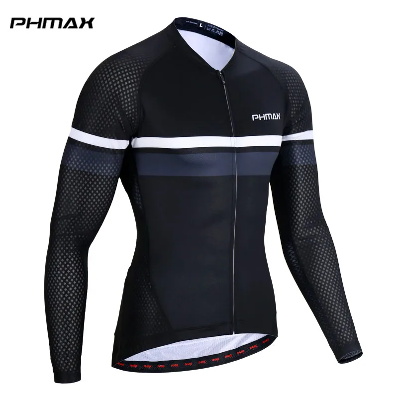 Быстросохнущая велосипедная Джерси PHMAX с длинным рукавом для горного велосипеда