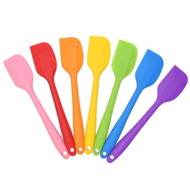 

Premium Silicone Spatulas Heat Resistant Non-Stick Rubber Scrapers Kitchen Bakeware Tool Utensils Tools Cooking Gadget 21x4 CM