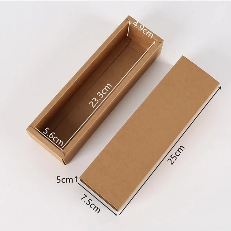 

Drawer type Kraft Paper Packing Box Black Delicate Drawer Display Gift Box Wedding Cookie Candy Cake Boxes