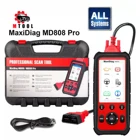 Autel MD808 PRO OBD2 сканер автомобильный диагностический инструмент для двигателя, коробки передач, SRS и ABS с EPB, сброс масла, DPF,SAS,BMS Автомобильный сканер