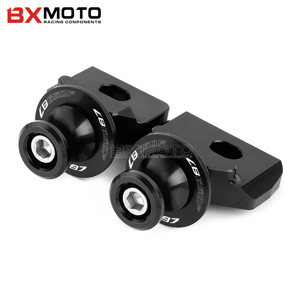 

Motorcycle CNC Chain Adjustment Bracket Block Swingarm Spools Sliders for Honda CB650F CB 650F cb650f 2014 2015 2016 2017 2018