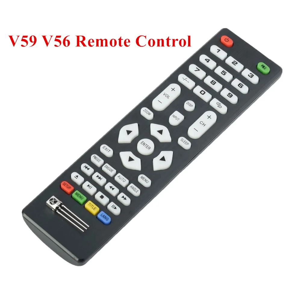 

Universal Remote Control with IR Receiver For LCD Driver Control Board Use for V59 V56 3463A DVB-T2 V29 3663LUA Driver Board