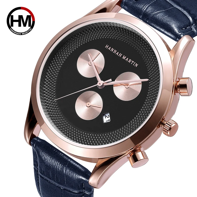 Новинка 2018 дизайнерские Креативные мужские часы с календарем роскошные