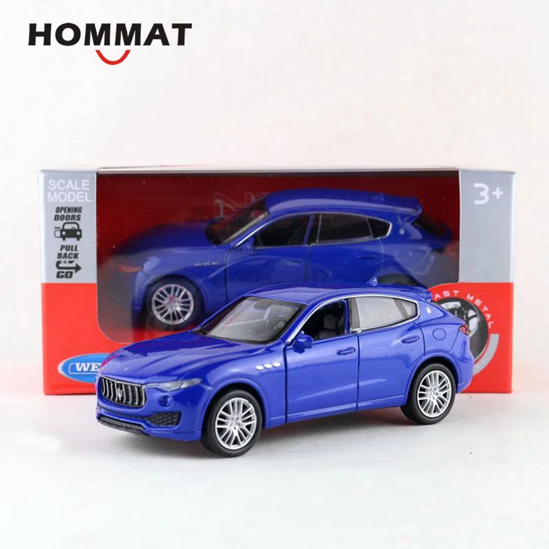 HOMMAT 1:43 весы Maserati Levante внедорожник Игрушечная модель автомобиля сплав Металл
