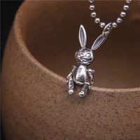 925 sterling silver female cute necklace chain excellent elegant punk rock pendant necklace for woman girl fashion jewelry