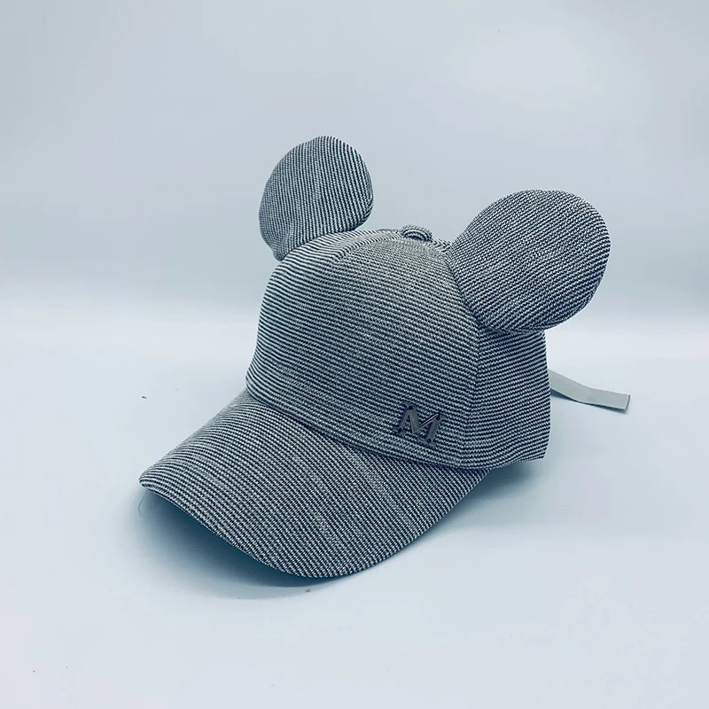 Бейсболка с ушками для мальчиков и девочек милые кепки в стиле хип-хоп весна-лето