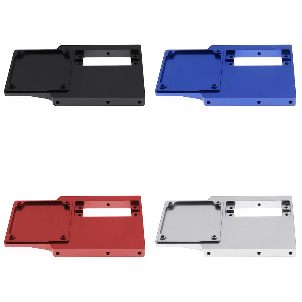 RCAWD alloy servo/ESC mount tray plate for 1-10 RGT 86100 86110 FTX5579 Outback Fury crawler parts