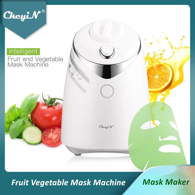 CkeyiN Automatic Fruit Mask Machine DIY Fruit Vegetable Face Mask Maker Facial Care Beauty Machine Natural Collagen Cream Making