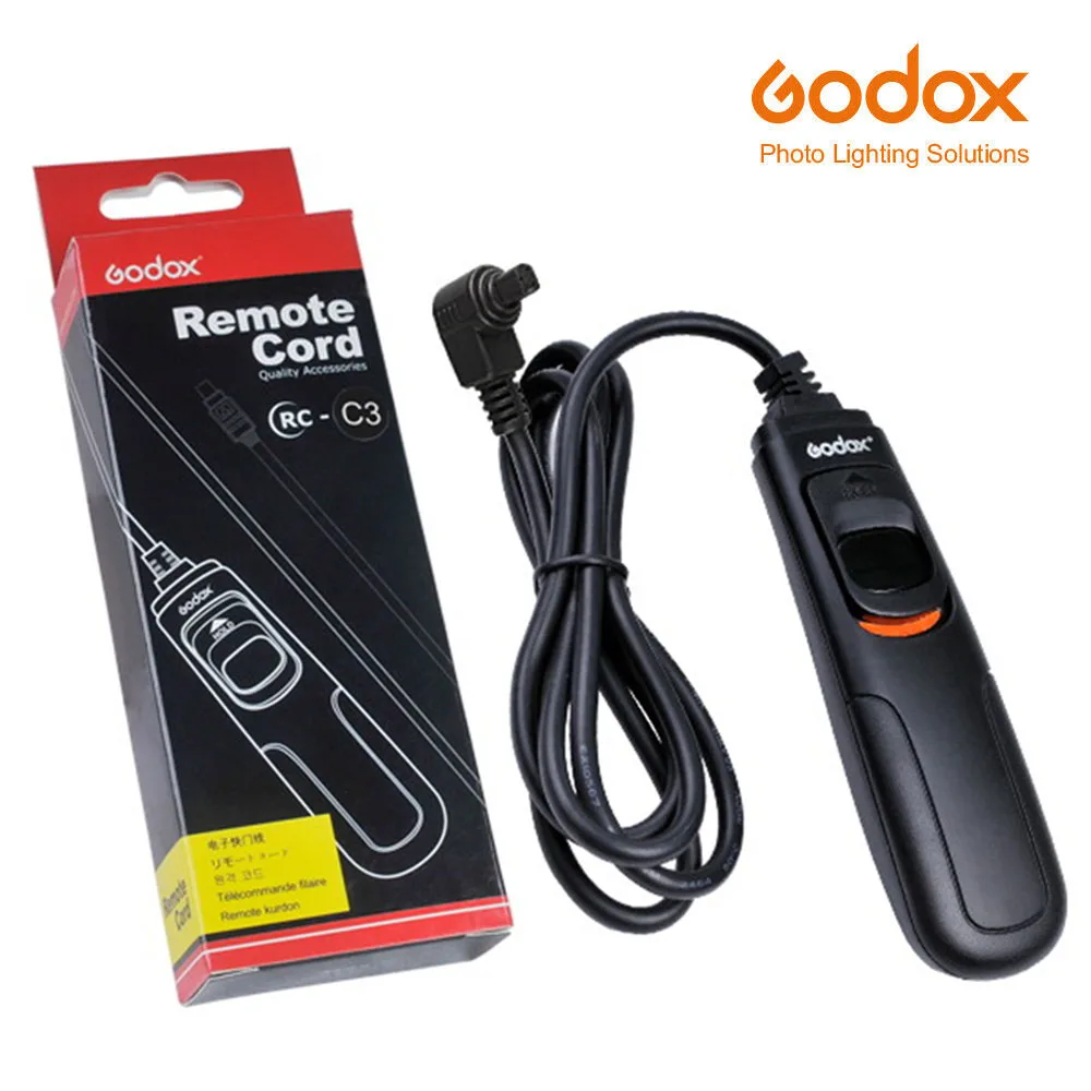 Godox RC C1/C3/N1/N3/S1 DSLR дистанционный кабель для спуска затвора камеры Canon EOS 1100D 600D 700D 1000D