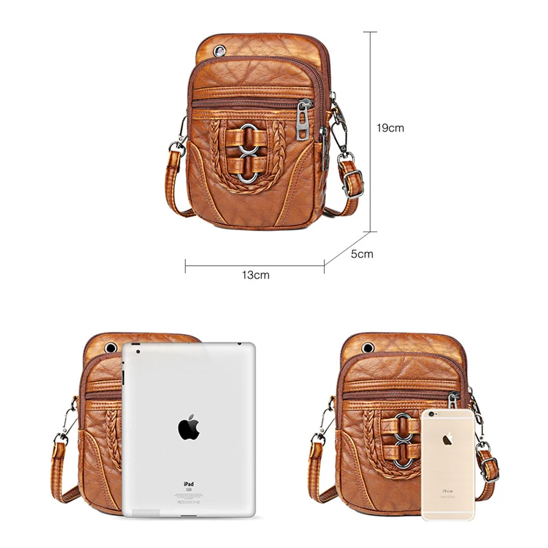 

Fansiman Brand Women's Shoulder Bags Small Casual Pu Leather Crossbody Bags For Girls 2021New Summer Women Messenger Bag Handbag