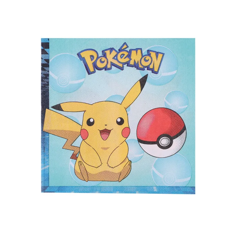 Набор одноразовой посуды TAKARA TOMY Pikachu для дня рождения шары украшения реквизит