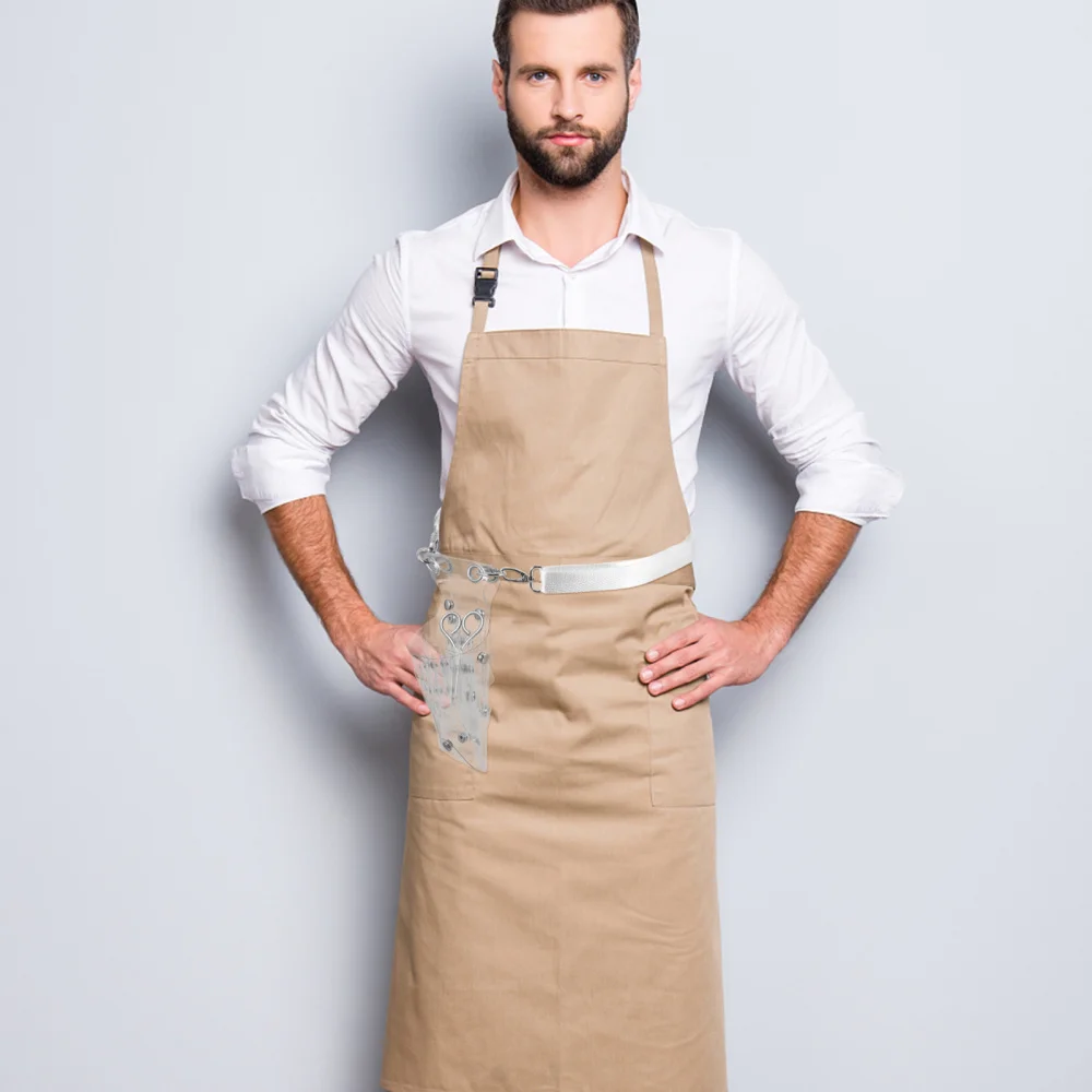 

Transparent Hair Scissor Bag Clips Bag Hairdressing Barber Scissors Holder Case