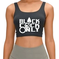 black cock only bbc cuckold hotwife alpha beta tank top summer style slim crop tops new style custom vest