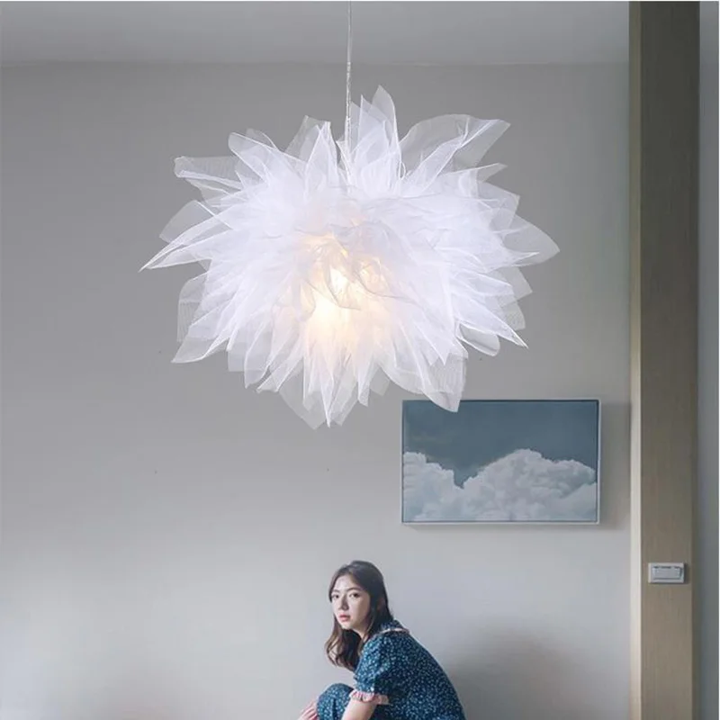 Подвесной светильник в скандинавском стиле креативная сетчатая люстра