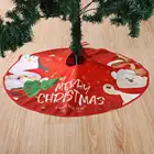 Красивая юбка в виде дерева, круглая фланелевая декоративная Рождественская Изысканная подкладка для елки для фестиваля, рождественской елки, юбка, круглая декоративная