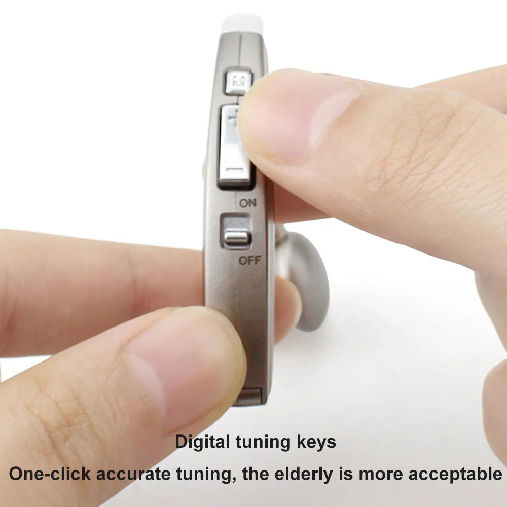 Слуховой аппарат Мини цифровой портативный правый левый Невидимый усилитель