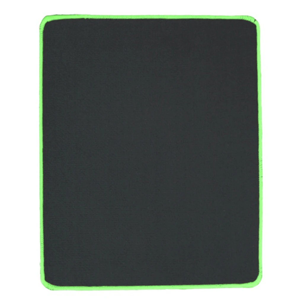 200 240 2mm green 1 нескользящий износостойкий компьютерный ноутбук с мягкими краями прошитый коврик для мыши офисный резиновый тканевый коврик 180*220*2 мм, 200*240*2 мм - Цвет: 200 240 2mm green