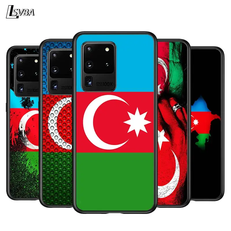 

Azerbaijan Flag for Samsung Note 20 S20 FE Lite Ultra Plus A91 A71 A51 A41 A31 A21 A21S A11 A12 A42 A01 Phone Case