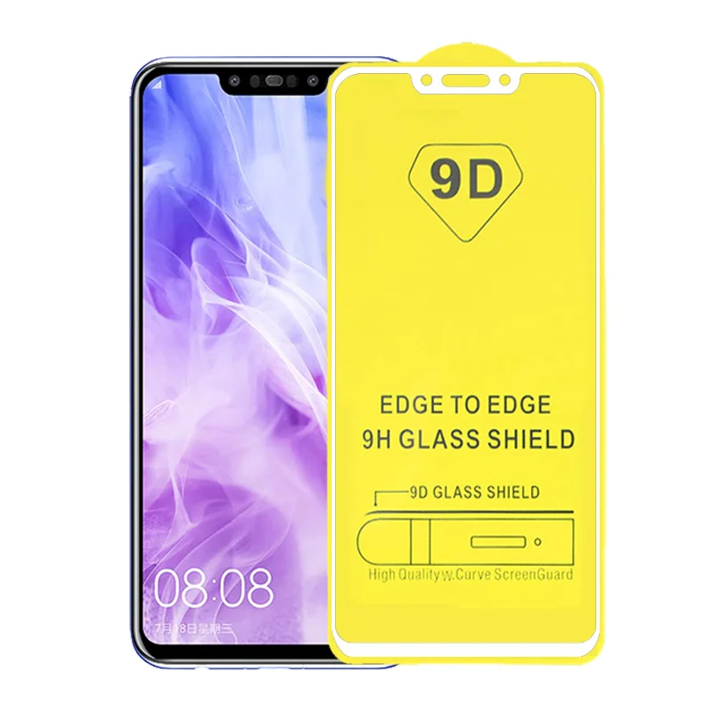 White Протектор экрана hauwei nova 3 Закаленное стекло для huawei nova 3 3i защитные очки на huawey noua nove i3 Защитная крышка - Цвет: White