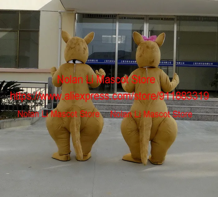 Фабричный магазин костюм-талисман кенгуру косплей мультяшный персонаж