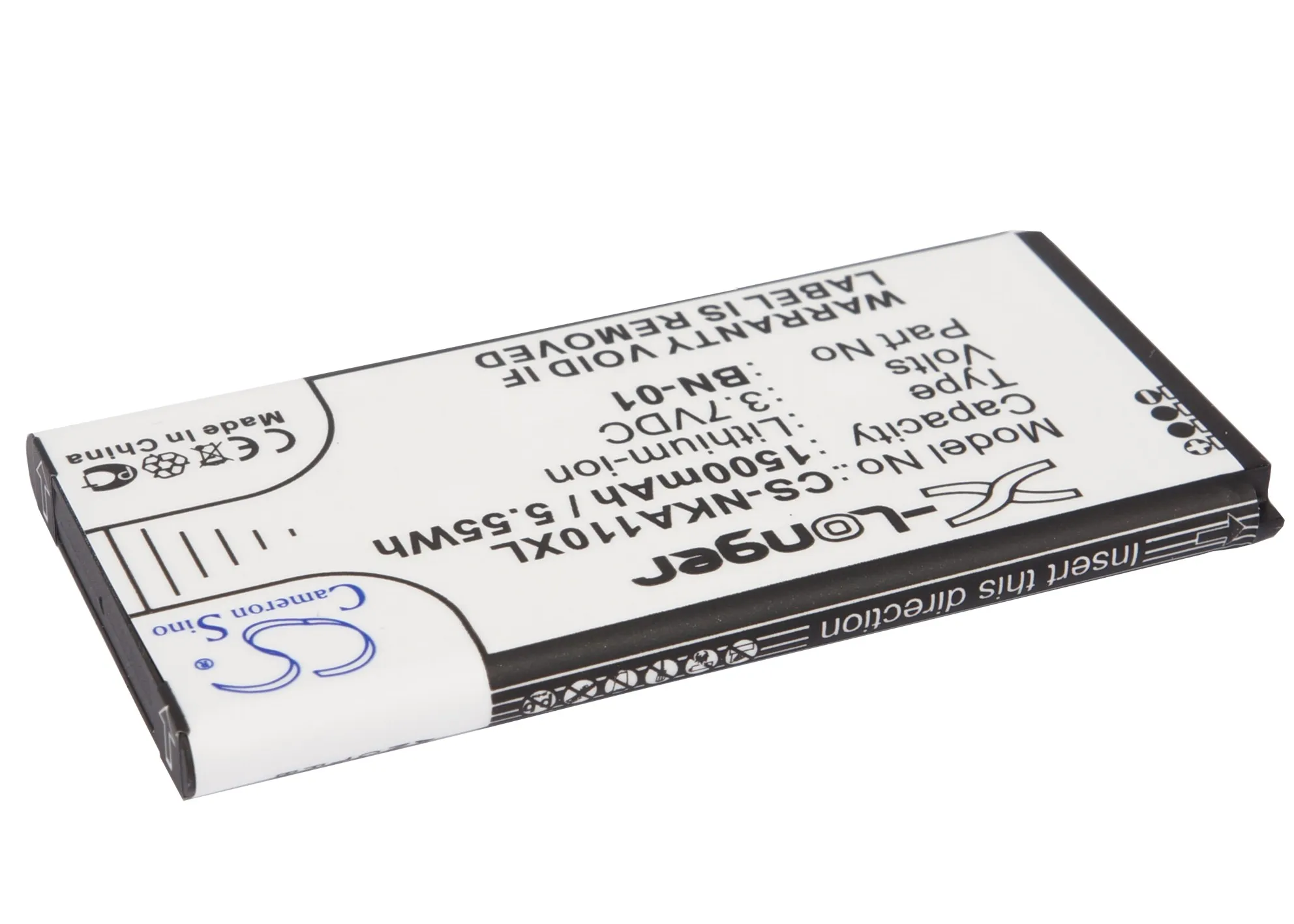 

CameronSino for NOKIA A110 Normandy RM-1053 RM-980 X X Dual SIM X Plus BN-01 battery