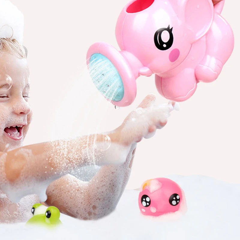 

Детские Игрушки для ванны, милый пластиковый слон в форме водяного спрея для детского душа, плавательные игрушки, детский подарок, детская и...