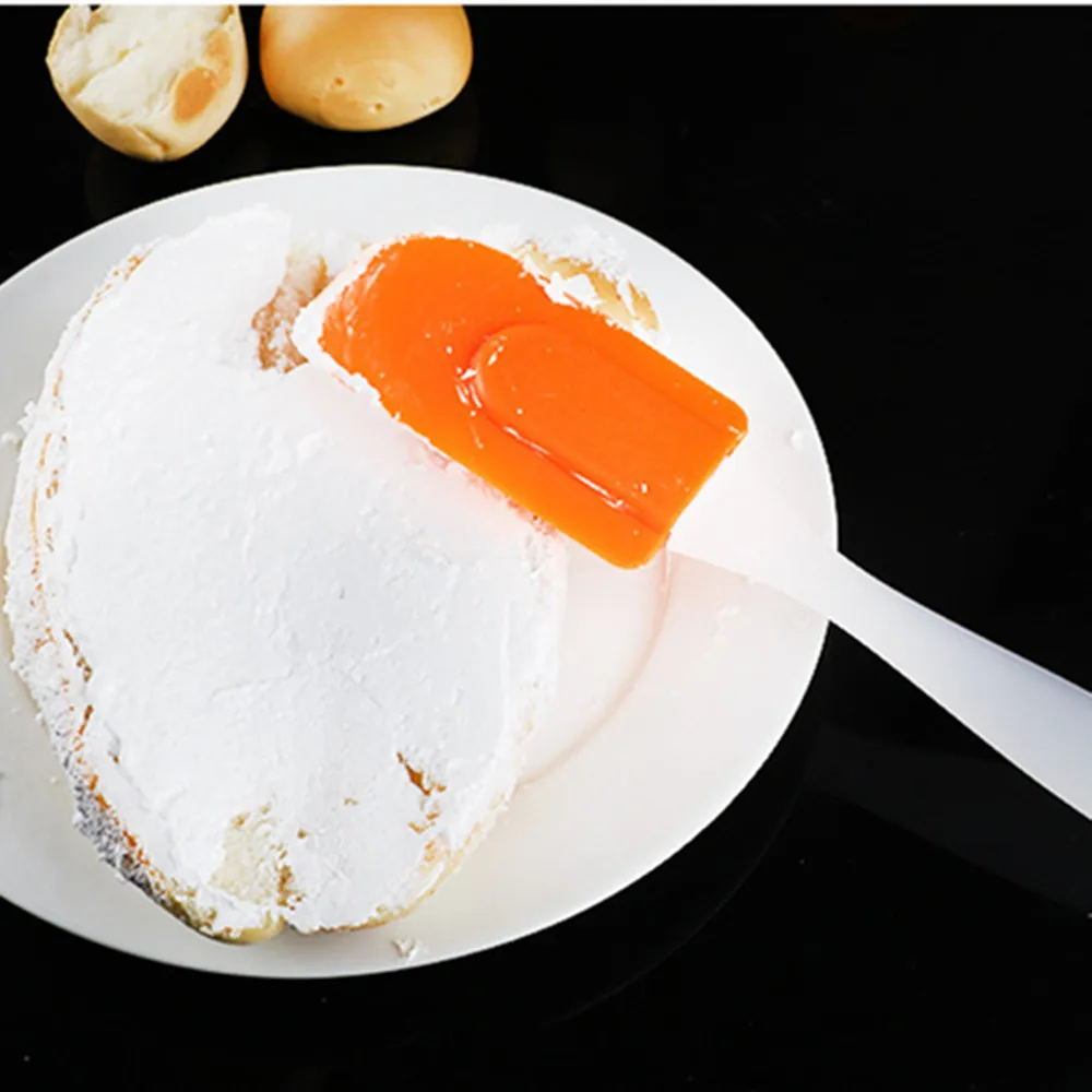 Термостойкий гибкий силиконовый шпатель лопатка для торта скребок готовки кухни