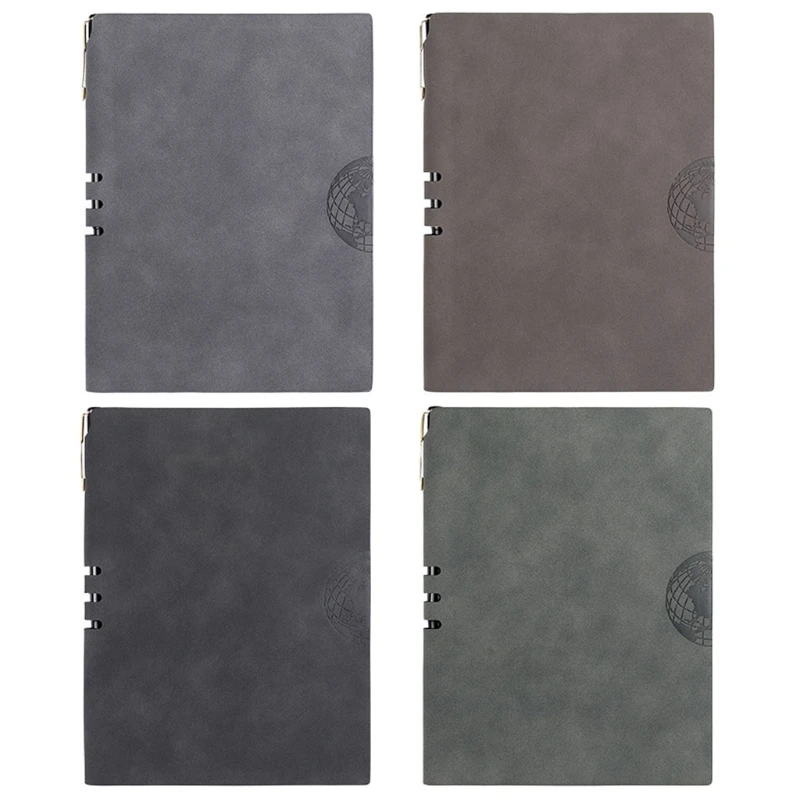

PU Leather A5 Notebook Notepad Diary Business Journal Planner Agenda Organizer