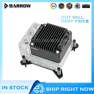 Комплект водяного блока для процессора Barrow, комбинированный насос 17 Вт PWM для платформ INTEL,AMD AM3 AM4,X99 X299, со встроенным водяным охлаждением, LTPRK-04
